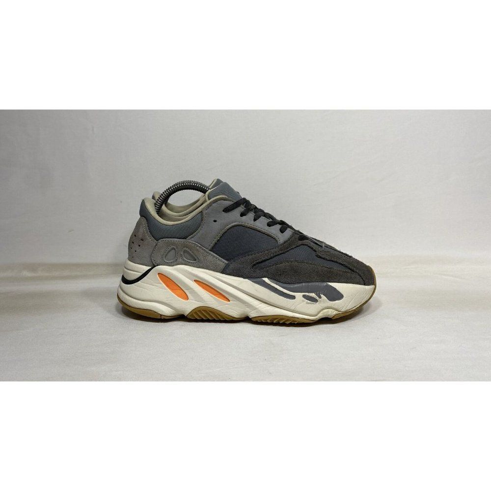 adidas Men’s Athletic Shoes – Gray, Dark Gray & Orange Accents